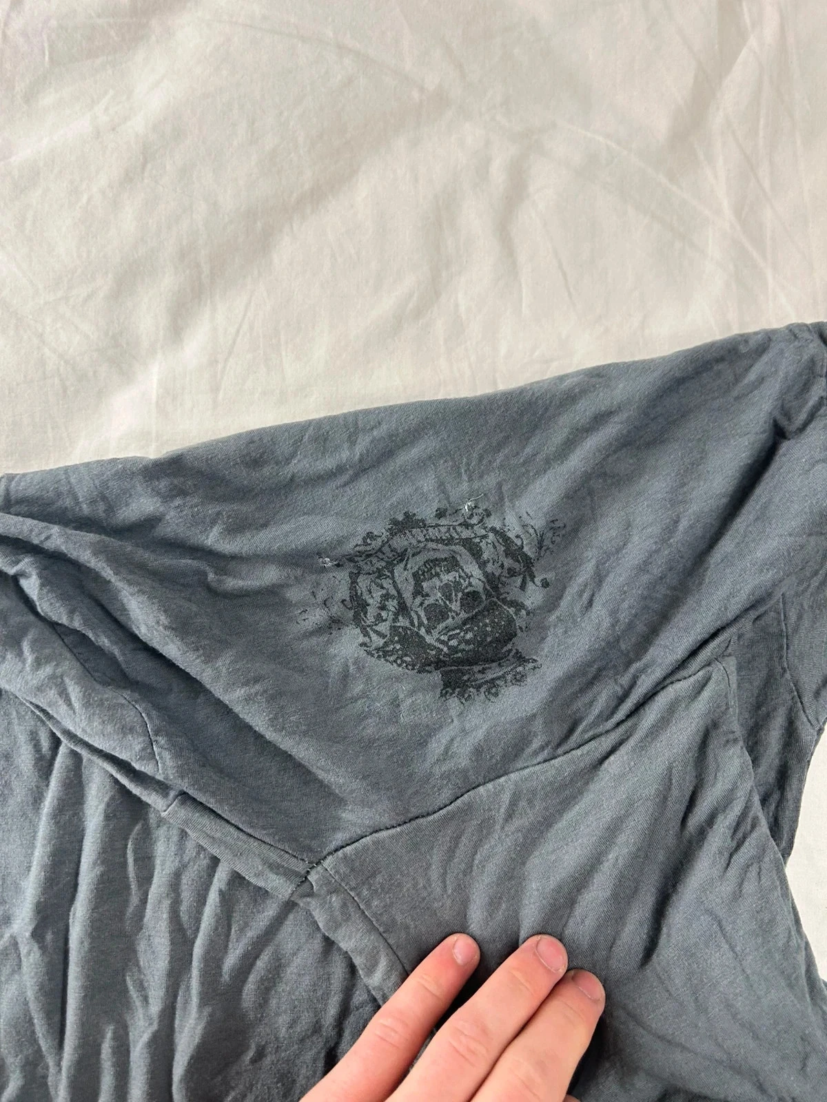 Sudadera gris Kaporal con cuello vuelto de lana – photo 8